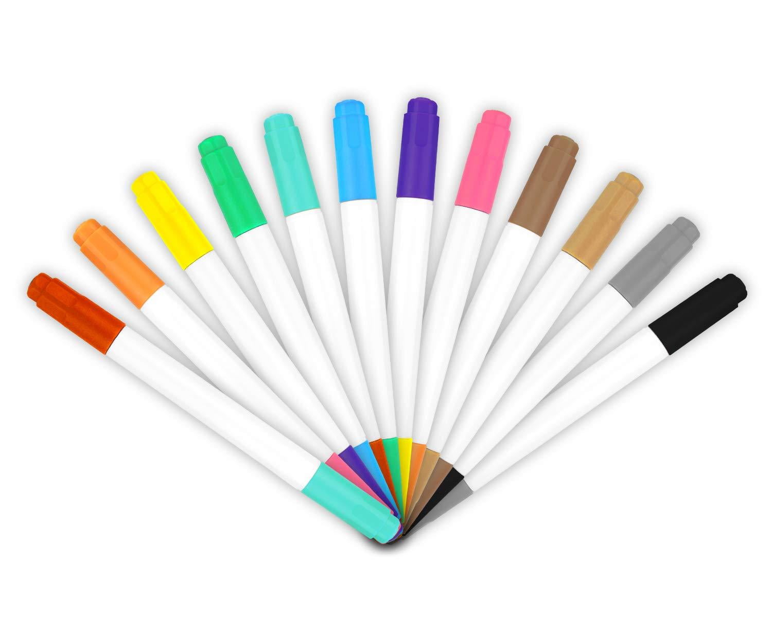 AmigozZ 12 Pcs Neon Color Gel Pen Set (12Pc Pastel Neon Pen Set),Black :  Amazon.in: Office Products
